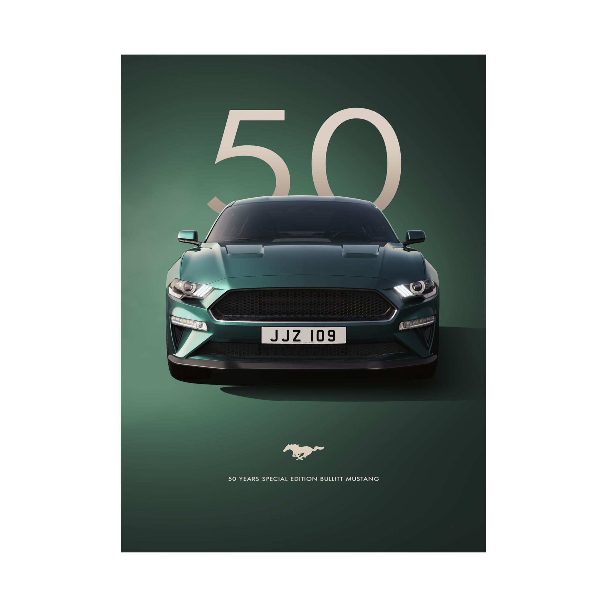 Bullitt Mustang 50th Anniversary Poster - Highland Green Ford Muscle Car Wall Art - Iconic Automotive Decor for Fans - Image 58